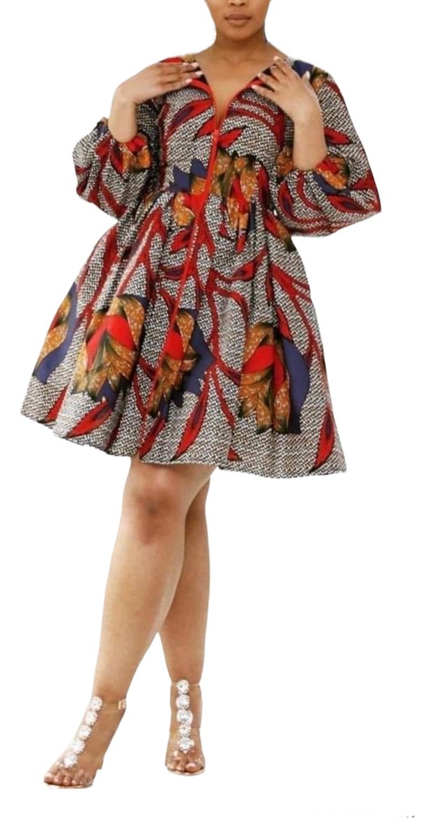 Pretty print dresses top